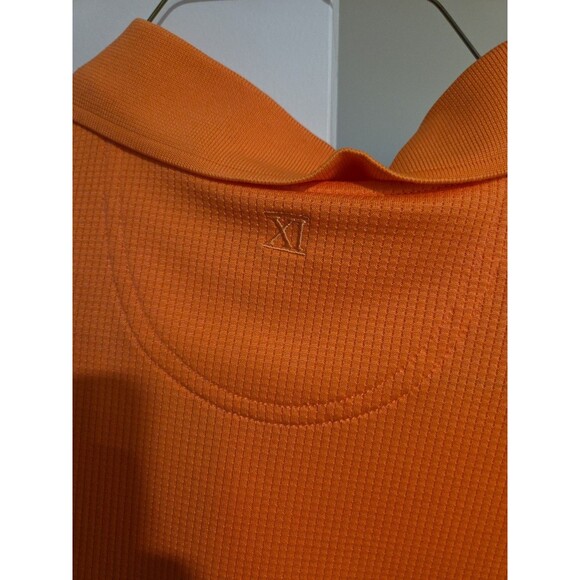 #79 Walter Hagan 11 Moisture Management XL Men's peach polo golf shirt - Picture 5 of 6